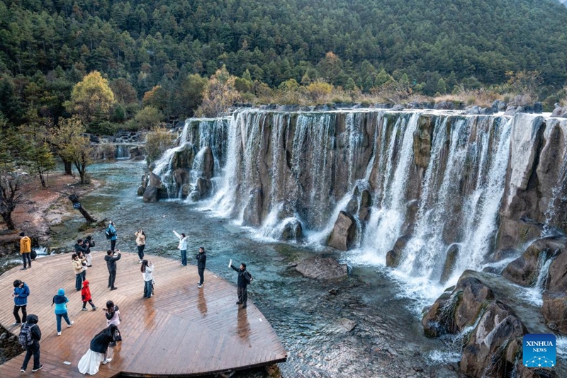 Mandhari ya Mji wa Lijiang, Mkoa wa Yunnan, kusini-Magharibi mwa China