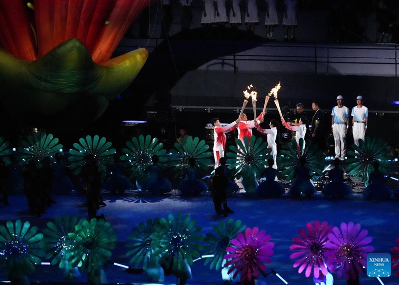 Ufunguzi wa Michezo ya Kitaifa ya China waonesha umoja, utamaduni na uvumbuzi