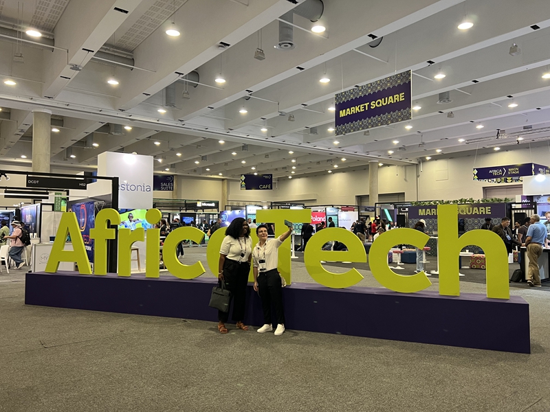 Watu wakitembelea Maonyesho ya Teknolojia ya Afrika 2025 mjini Cape Town, Afrika Kusini, Novemba 11, 2025. (Picha/cfp)