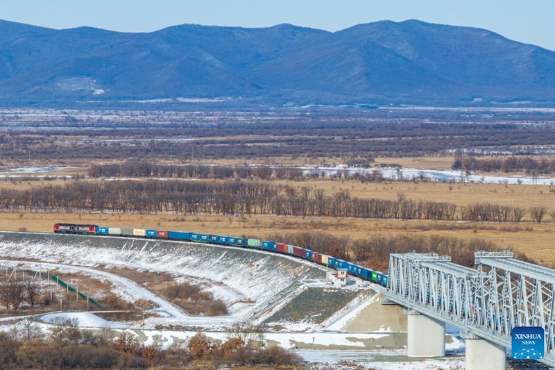 Bandari ya Reli ya Tongjiang yaibuka kuwa sehemu muhimu ya ushoroba wa mashariki wa huduma ya treni ya mizigo ya China-Ulaya