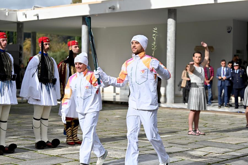 Mwenge wa Michezo ya Olimpiki ya Majira ya Baridi ya Milan-Cortina mwaka 2026 wawashwa katika Olympia ya Kale