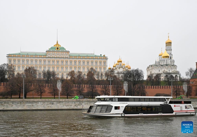 Picha hii iliyopigwa Desemba 1, 2025 ikionyesha mandhari ya Kremlin mjini Moscow, Russia. (Xinhua/Hao Jianwei)