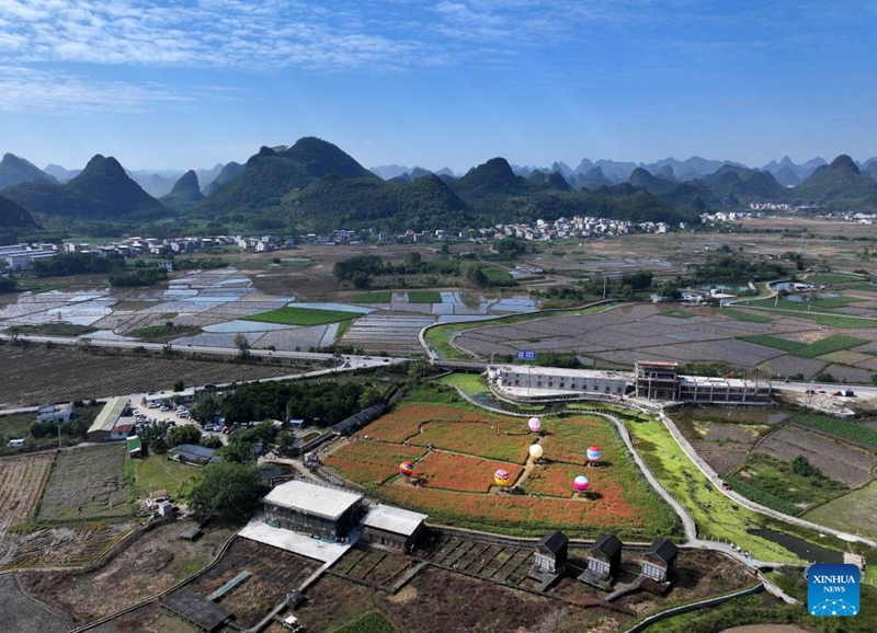 Shughuli za Utalii zastawi katika Eneo la Liujiang, Mkoa wa Guangxi, kusini mwa China