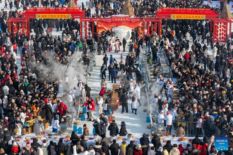 Tamasha la kukusanya barafu laanza Harbin, Mkoa wa Heilongjiang, China