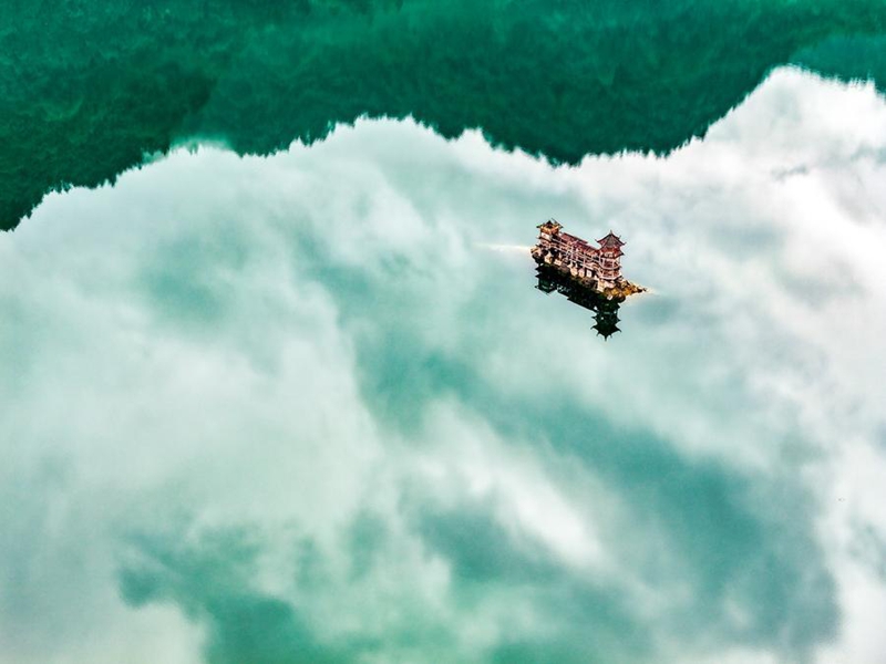 Picha iliyopigwa Septemba 9, 2025 ikionyesha mandhari ya hifadhi ya mazingira ya asili ya ardhi oevu ya Xiaonanhai katika Mji wa Chongqing, kusini magharibi mwa China. (Xinhua/Tang Yi)