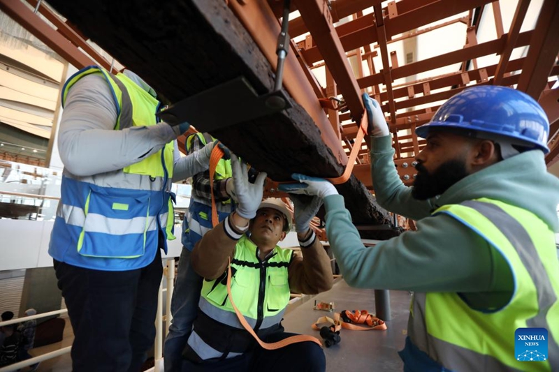 Misri yaanza kuunganisha tena sehemu za jahazi la farao wa kale kwenye jumba jipya la makumbusho