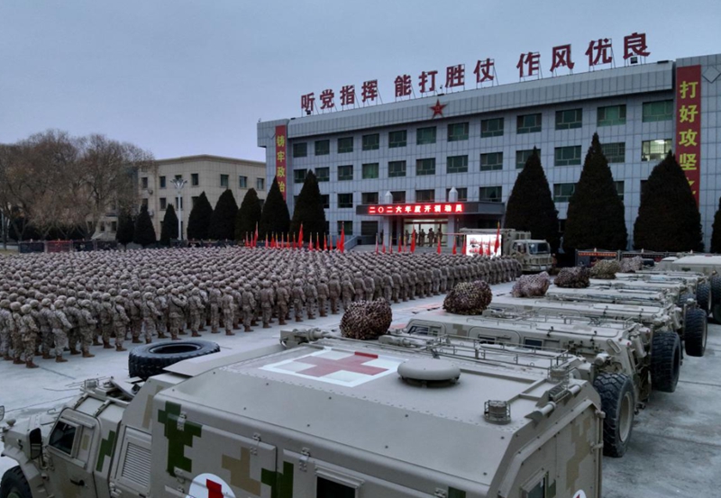 Vikosi Vyote vya Jeshi la Ukombozi wa Umma la China vyaanza mafunzo ya kijeshi ya mwaka mpya