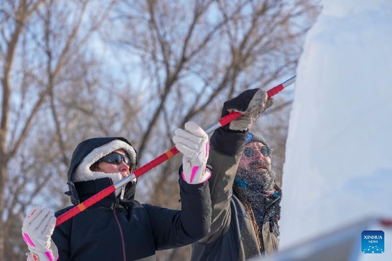 Mashindano ya 28 ya kimataifa ya uchongaji wa sanamu za theluji ya Harbin, China yaanza