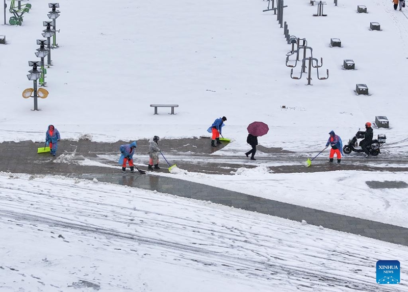 China yahamasisha juhudi za kukabiliana na kuanguka kwa theluji na kushuka kwa halijoto katika maeneo mengi