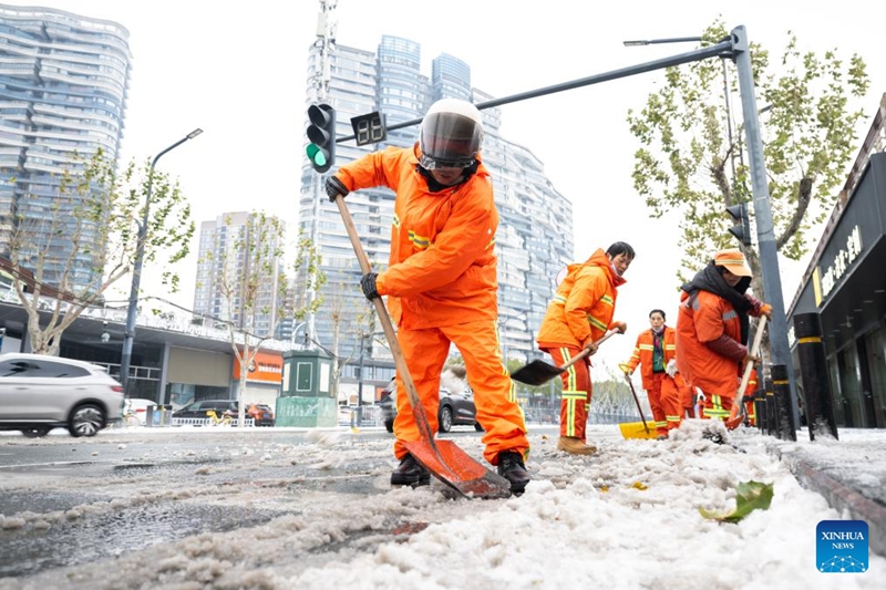 China yahamasisha juhudi za kukabiliana na kuanguka kwa theluji na kushuka kwa halijoto katika maeneo mengi