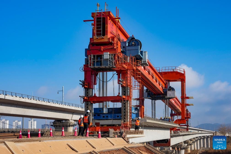 Ujenzi wa madaraja kwenye njia ya Reli ya Mwendo-Kasi ya Chongqing-Kunming, China wakamilika