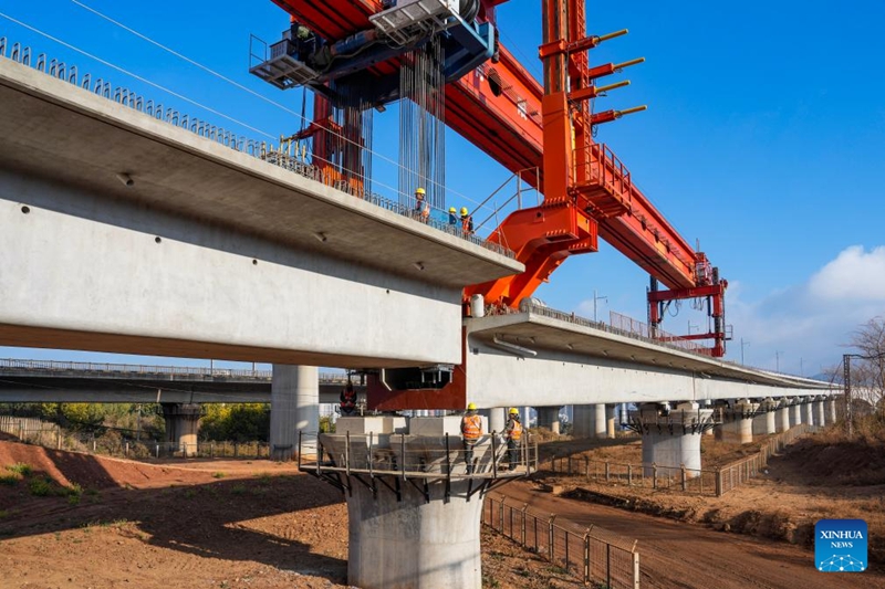 Ujenzi wa madaraja kwenye njia ya Reli ya Mwendo-Kasi ya Chongqing-Kunming, China wakamilika