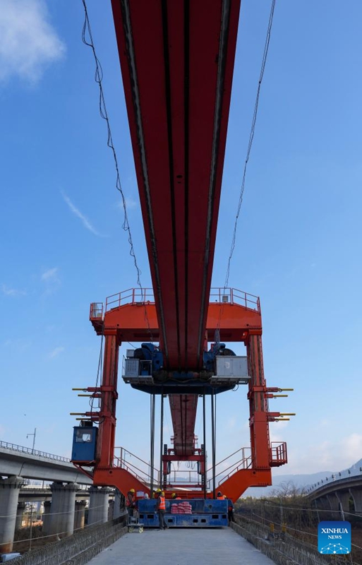 Ujenzi wa madaraja kwenye njia ya Reli ya Mwendo-Kasi ya Chongqing-Kunming, China wakamilika