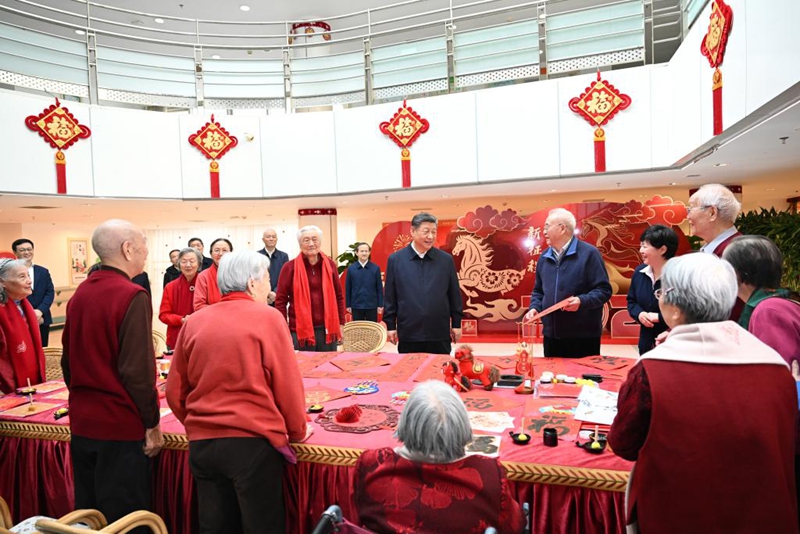 Rais Xi atembelea watu mjini Beijing kabla ya Mwaka Mpya wa Jadi, atoa salamu kwa Wachina wote