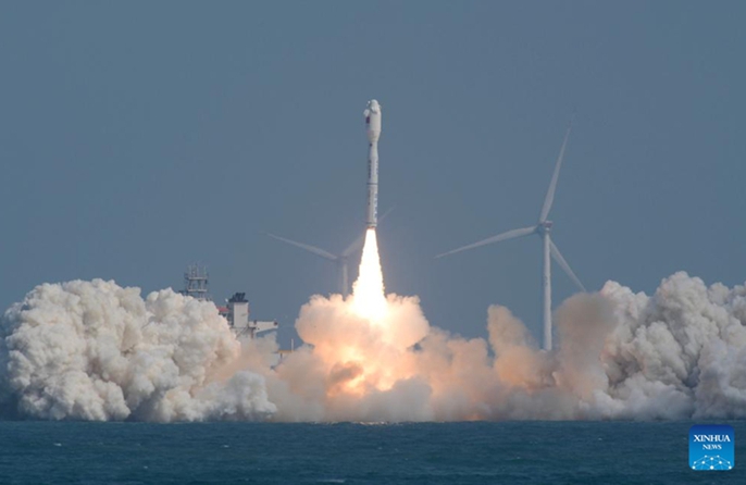 Roketi ya kibiashara SD-3 ya China yarusha satalaiti 7 kutoka baharini