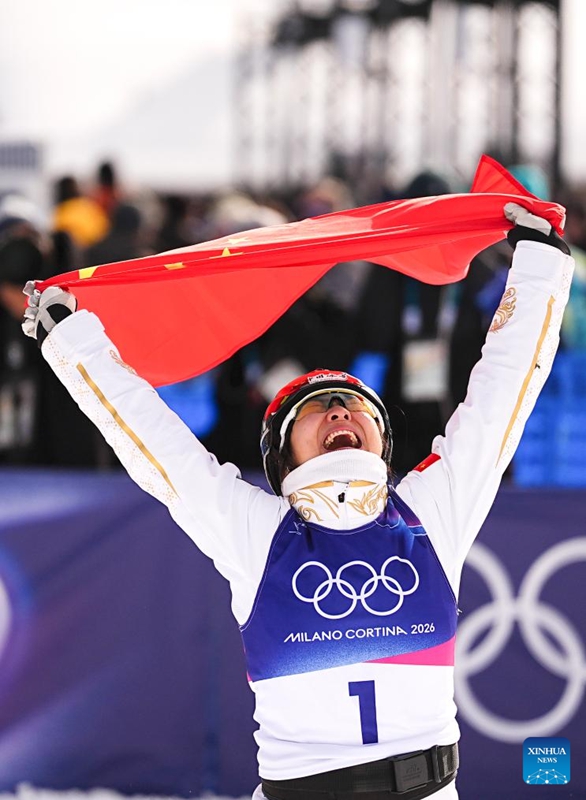 Xu Mengtao wa China atetea ubingwa katika mchezo wa kuruka hewani kwa wanawake huko Milan-Cortina