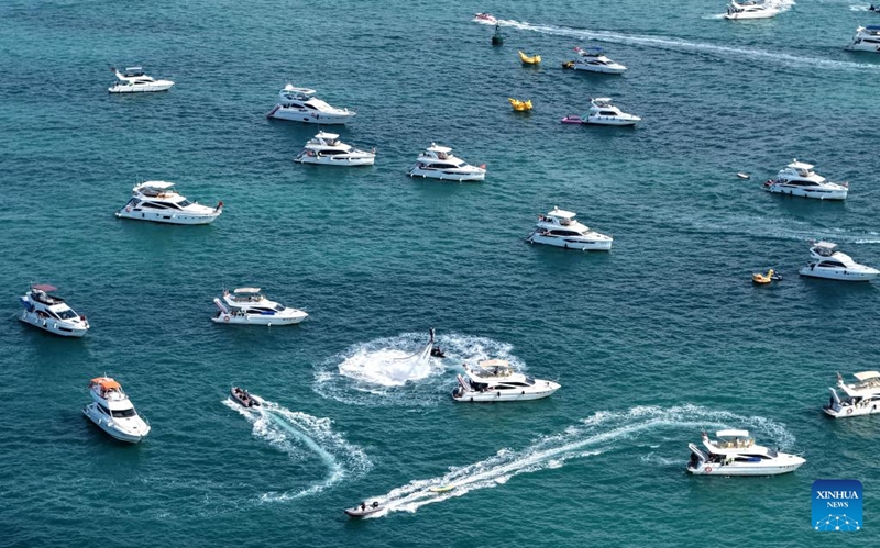Mji wa Sanya, China washuhudia safari zaidi ya 7,000 za boti za yacht wakati wa Mwaka Mpya wa Jadi