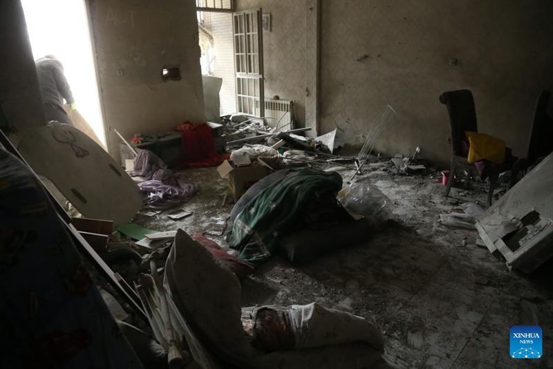Nyumba iliyobomolewa ikionekana Tehran, Iran, Machi 12, 2026. (Xinhua/Shadati)