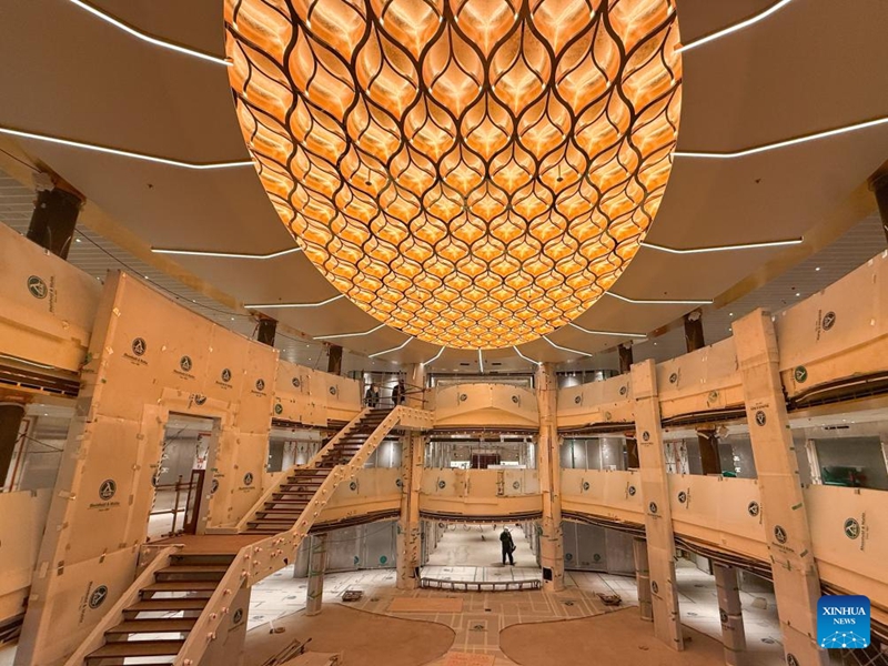 Meli kubwa ya utalii ya pili ya kuundwa nchini China kukabidhiwa ifikapo mwishoni mwa mwaka