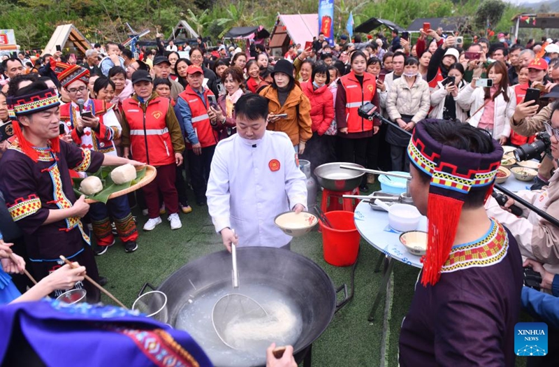 Tambi za mchele za Shengzha, ladha mpya ya urithi wa utamaduni usioshikika wa Guangxi, China