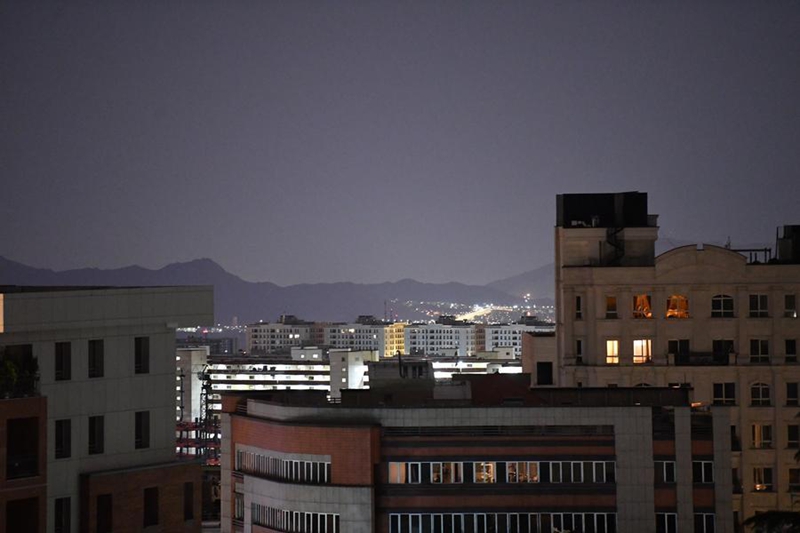 Picha hii iliyopigwa Aprili 8, 2026 ikionyesha mandhari ya mjini, Tehran, Iran. (Xinhua/Shadati)