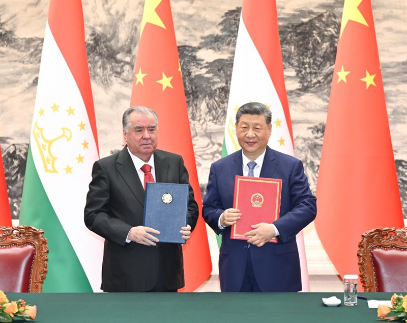Xi Jinping afanya mazungumzo na Rais wa Tajikistan