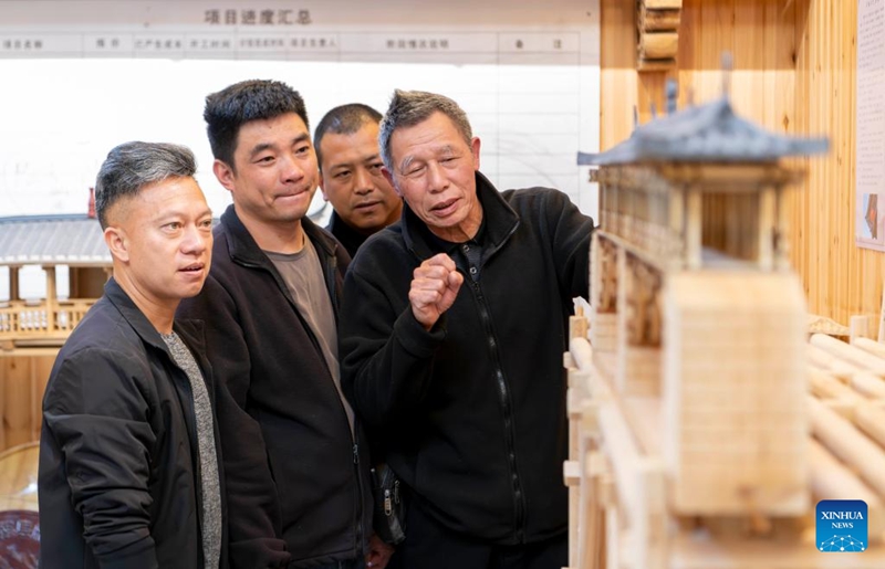 Madaraja ya matao yenye mapaa ya mbao yahifadhiwa vizuri katika Mkoa wa Fujian, China