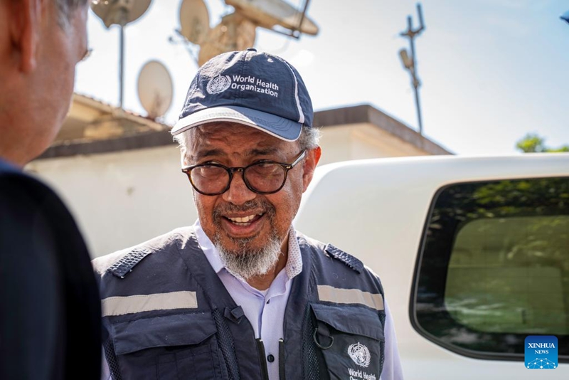 Mkurugenzi Mkuu wa Shirika la Afya Duniani (WHO) Tedros Adhanom Ghebreyesus akionekana Bunia, mji mkuu wa Jimbo la  Ituri katika Jamhuri ya Kidemokrasia ya Kongo (DRC), Mei 30, 2026. (Xinhua)