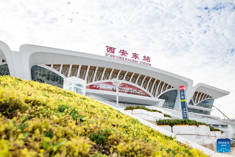 Ujenzi wa Kituo cha Reli cha Mashariki cha Xi’an cha  Mkoa wa Shaanxi, China waingia kipindi cha mwisho