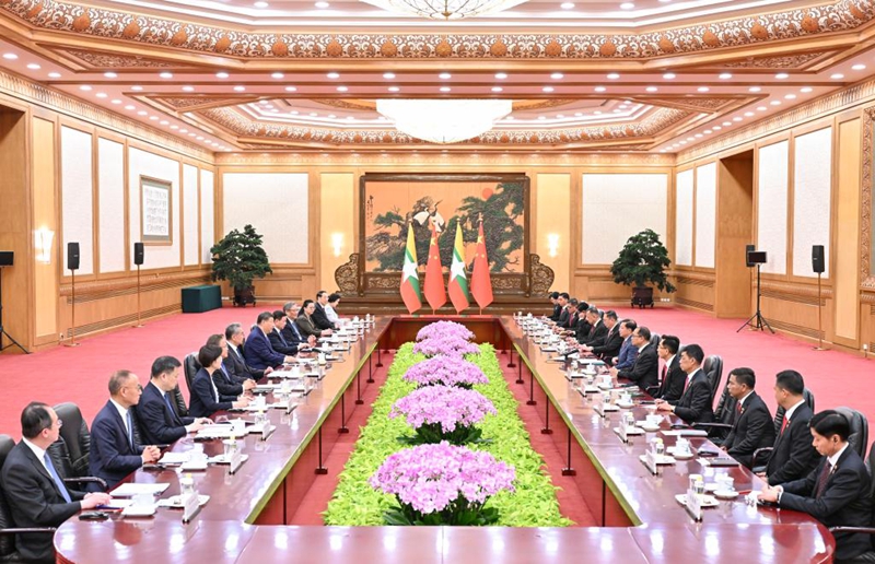 Rais wa China afanya mazungumzo na Rais wa Myanmar juu ya kuimarisha ushirikiano