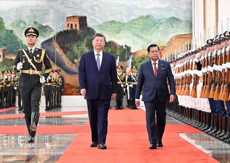 Rais wa China afanya mazungumzo na Rais wa Myanmar juu ya kuimarisha ushirikiano