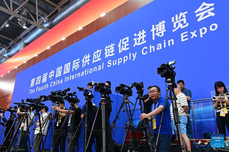 Maonyesho ya 4 ya China ya Mnyororo wa Utoaji Bidhaa za Kimataifa yafunguliwa Beijing
