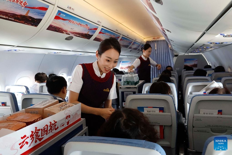 Ndege No. C919 iliyoundwa na China yenyewe yaendesha njia mpya kati ya Beijing na Yan'an