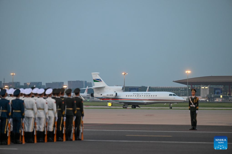 Rais wa Namibia awasili Beijing