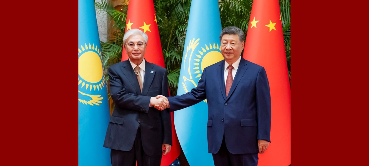 Xi Jinping akutana na Rais wa Kazakhstan Kassym-Jomart Tokayev mjini Shanghai