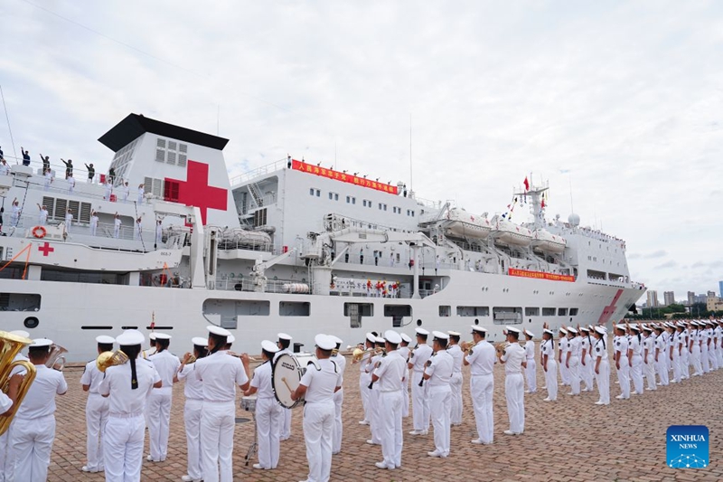 Meli hospitali ya Kikosi cha Majini cha China yaanza safari ya kutoa huduma ya matibabu ya kibinadamu katika Afrika, Asia Kusini
