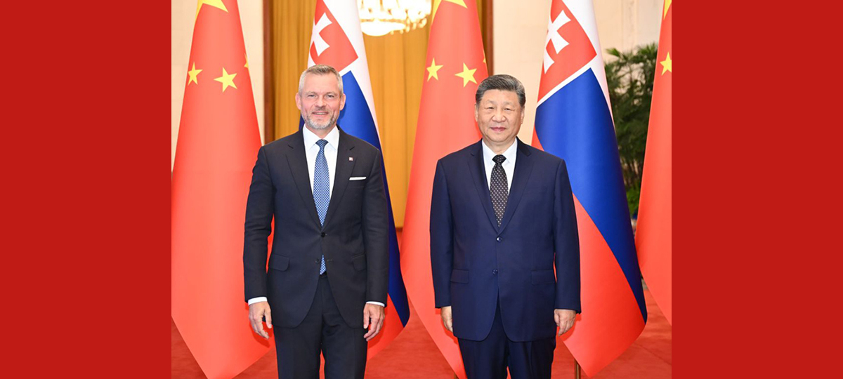 Xi Jinping afanya mazungumzo na Rais wa Slovakia Peter Pellegrini mjini Beijing