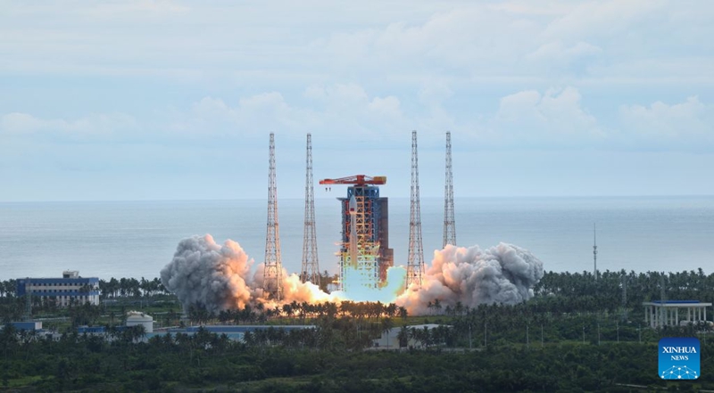 Roketi ya Changzheng 8A ya China iliyobeba satalaiti za intaneti za kikundi kipya yarushwa anga ya juu