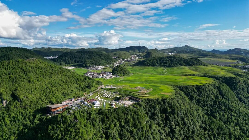 Eneo la kupigia kambi katika Kijiji cha Raorao, Gaopo, Guiyang. (Picha na Qin Wei)