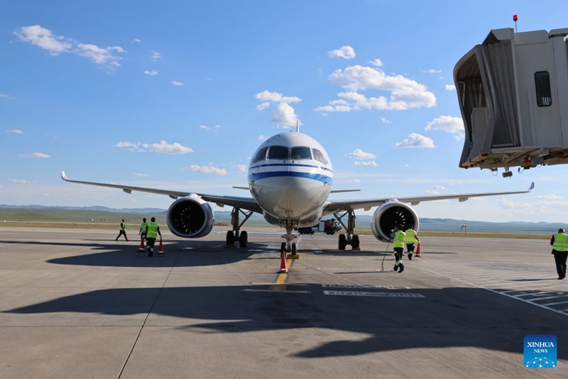 Ndege C919 iliyoundwa na China yenyewe yakamilisha safari ya kwanza ya kimataifa ya kibiashara, yatua Ulan Bator, Mongolia
