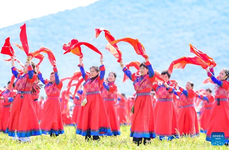 Tamasha la Nadam lafunguliwa katika Ligi ya Hinggan, Mkoa wa Mongolia ya Ndani, China