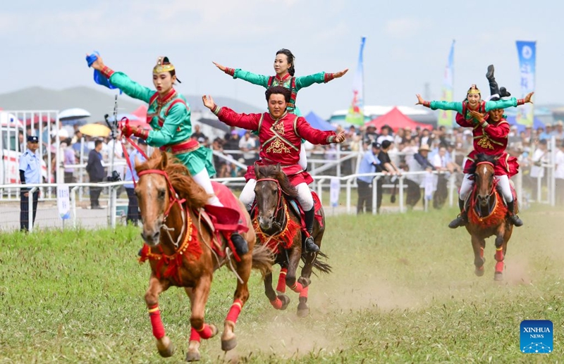 Tamasha la Nadam lafunguliwa katika Ligi ya Hinggan, Mkoa wa Mongolia ya Ndani, China