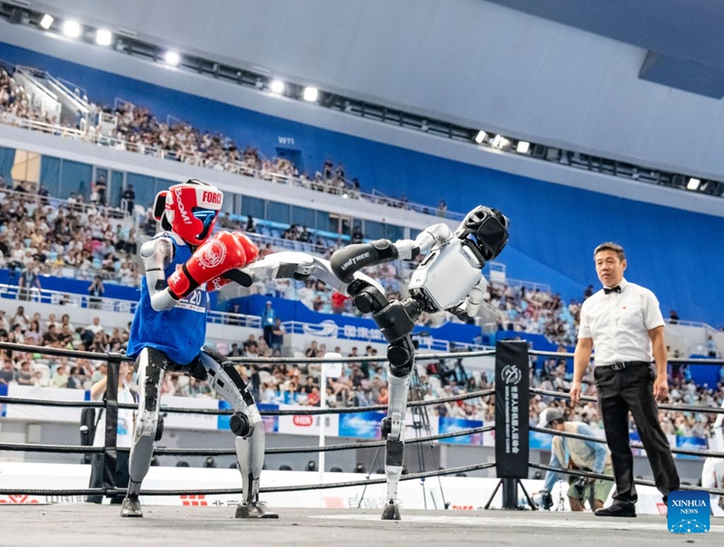 Michezo ya pili ya Roboti za Umbo la Binadamu Duniani yafanyika Beijing, China