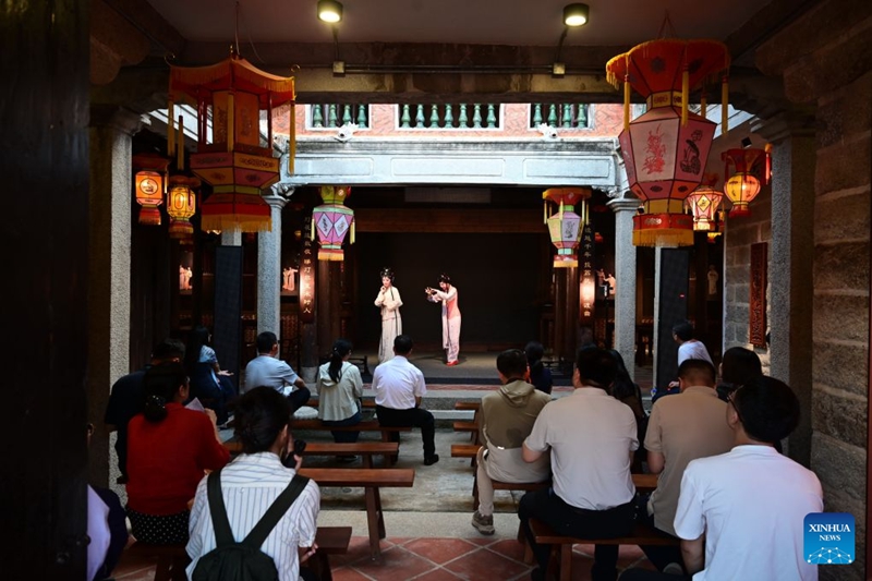 Mandhari ya mtaa wa kale wa Qiaonan katika Mji wa Quanzhou, Fujian, China