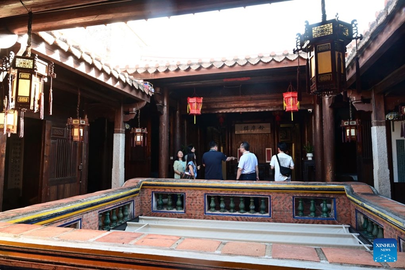 Mandhari ya mtaa wa kale wa Qiaonan katika Mji wa Quanzhou, Fujian, China