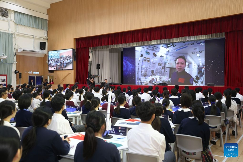 Wanafunzi wa Hong Kong na Macao wazungumza na wanaanga wa Shenzhou-23 waliopo anga ya juu kwenye 