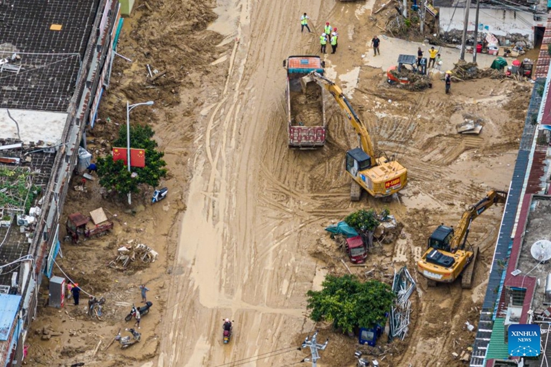 Juhudi za kurejesha hali ya kawaida baada ya mvua kubwa zaendelea Hainan, China