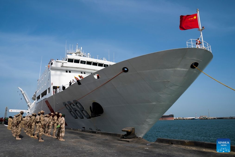Meli ya hospitali ya jeshi la majini la China yawasili Mauritania kwa ajili ya kutoa huduma za matibabu.
