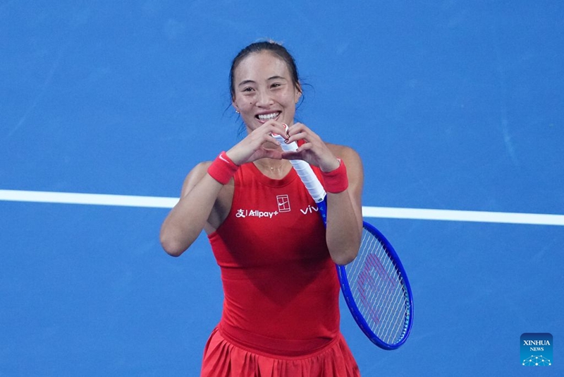 Zheng Qinwen ashinda taji la kwanza la WTA 1000 kwenye mashindano ya tenisi ya China Open