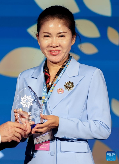 Yin Yuzhen, Mchina anayeongoza katika kudhibiti jangwa, atajwa miongoni mwa wanawake 100 mashujaa wa FAO